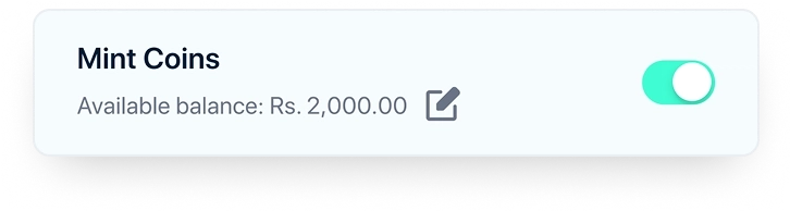 First section pop up