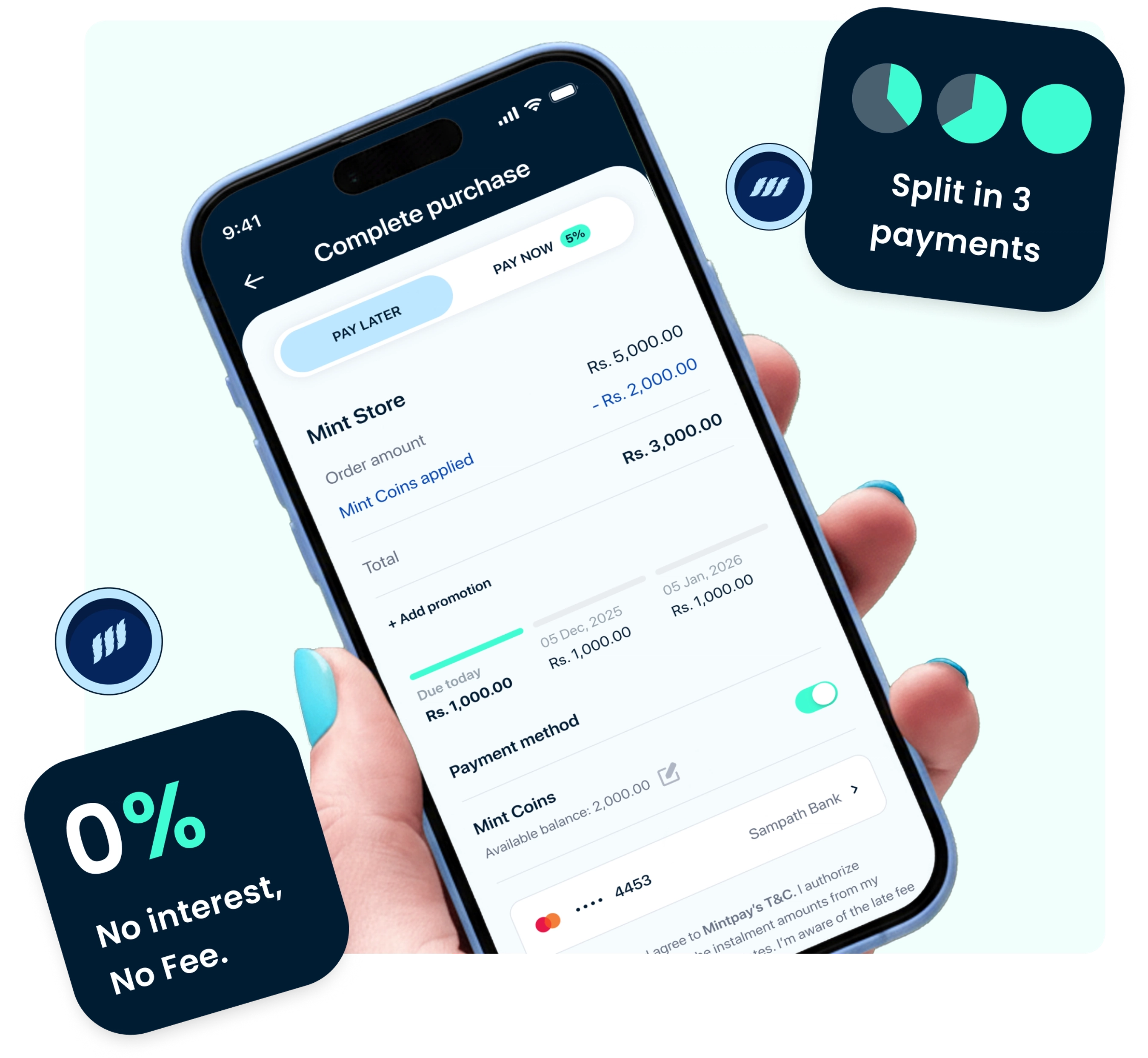 No Interest No Fees Image